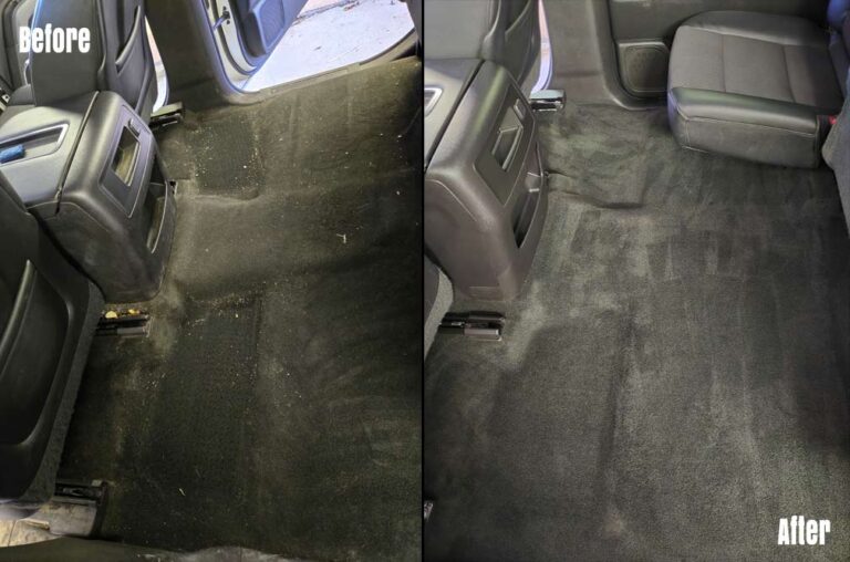 Weechy's Detailing Before and After, Armstrong Car Cleaning