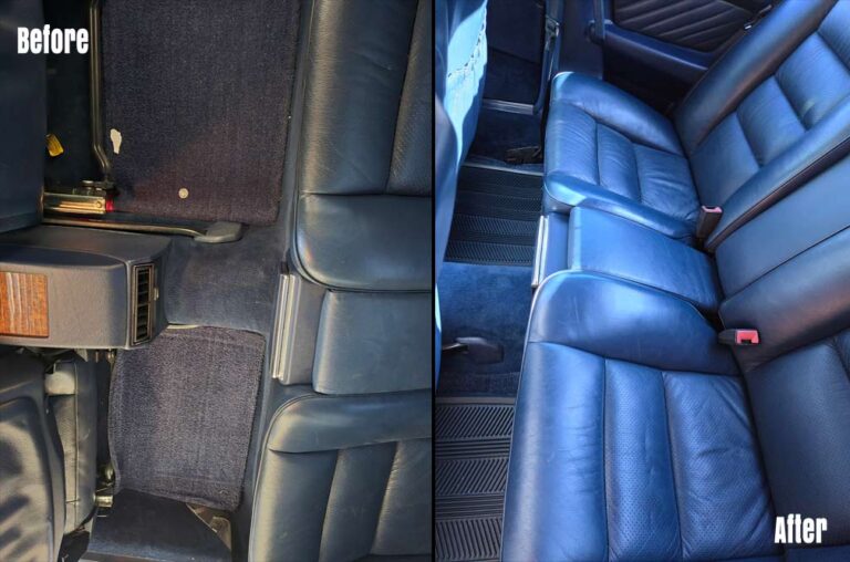 Weechy's Detailing Before and After, Armstrong Car Cleaning