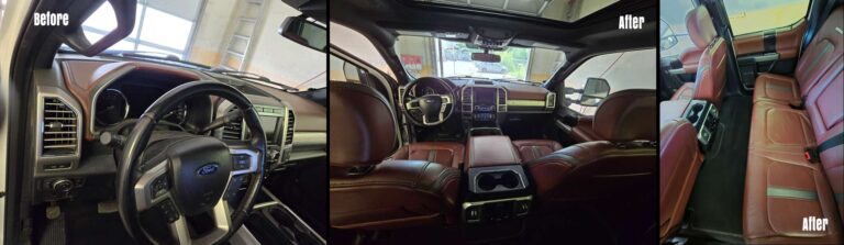 Weechy's Detailing Before and After, Armstrong Car Cleaning